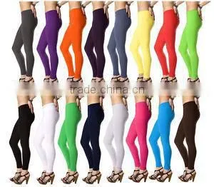 Ladies long solid color legging