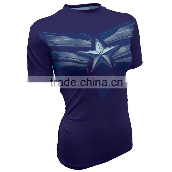 Avengers United States Captain Super Hero Clothing Apparel Men's Running Tights Spandex Slim 3D Printing t Quality Choice photo-2