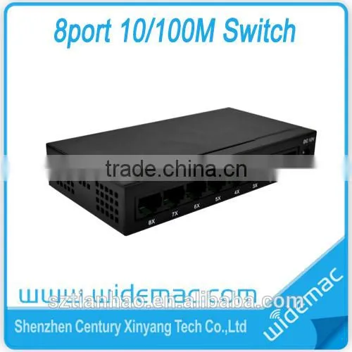 Mini switches 8 Port 10/100M Fast Ethernet Switch / Portable Network Switch/ Ethernet Switch