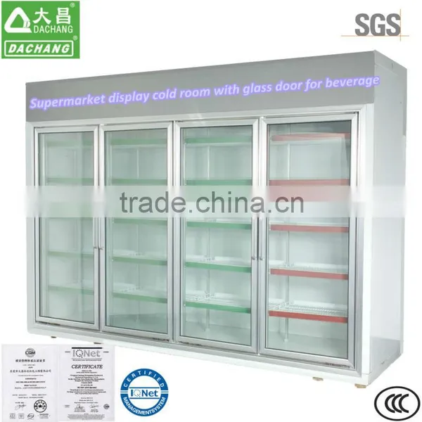 Supermarket Glass Display Freezer Room photo-2