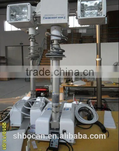 Roof-mounted Light Tower With Camera/telescoping Light Mast/vehicle Mounted Light Tower