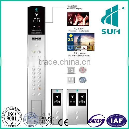 630KG Machine Roomless Passenger Lift With Mirro Etching photo-2