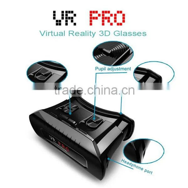 NEWEST!Hot Selling Virtual Reality VR Headset VR PRO 3D Glasses for 3.5-6.2 Inch Smartphone photo-5