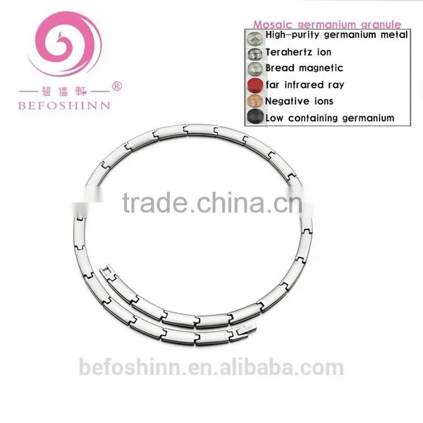 2015 Fashion Titanium Steel Germanium Biological Necklace Jewelry Necklaces