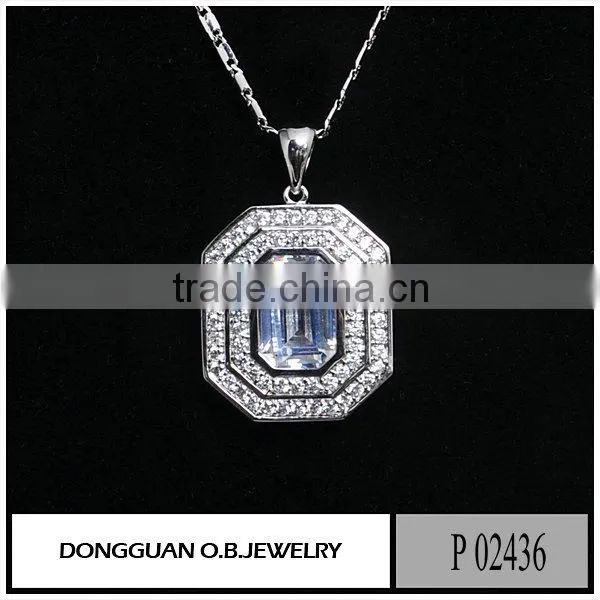 Costume Jewelry Rhodium Plated Large Size Jewelry photo-4