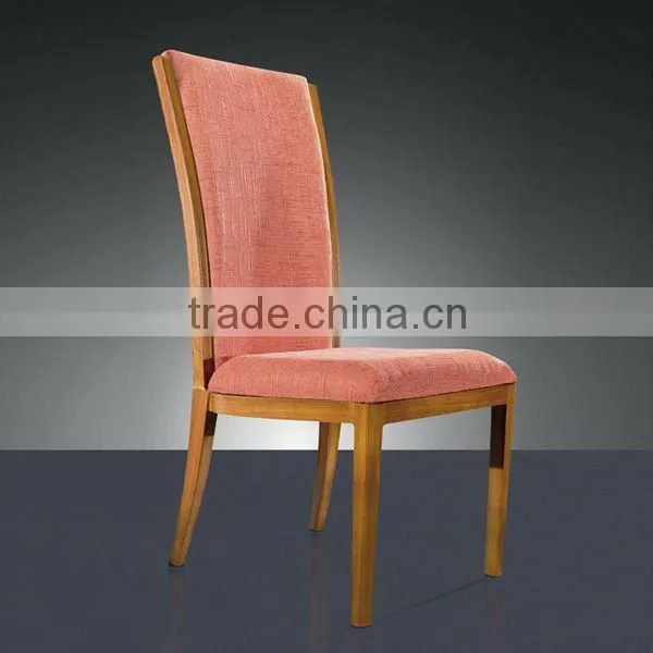 Metal Chair, Aluminum Chair, Fabric Paint Imitation Wood Chair (YL1082)