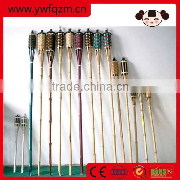Bamboo garden torch for the Torch Festival Night