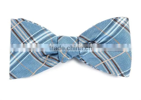2016 Fashion Checkered Wool Cotton Self-tie Mens Bow Ties photo-6