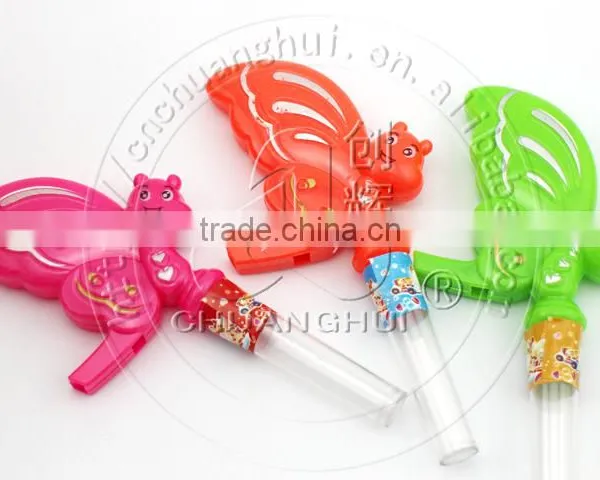 Butterfly Candy Toy / Butterfly Whistle Toy With Candy photo-3