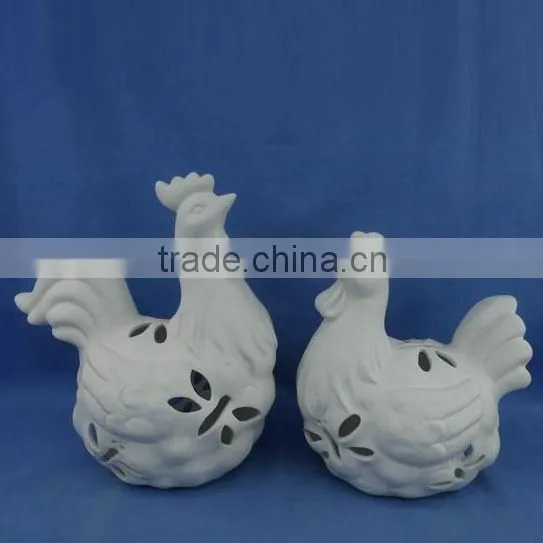 Tealight Ceramic Chicken photo-3