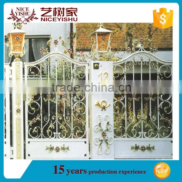 Decorative Wrought Iron Gates,double Wrought Iron Gates,backyard Iron Gate photo-2