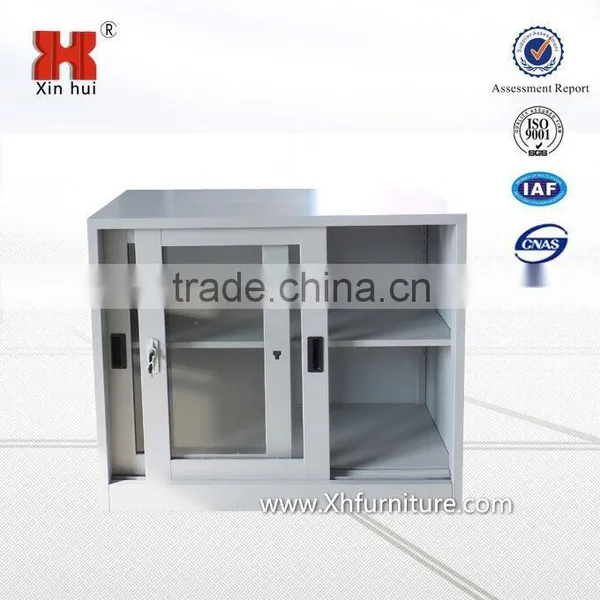 Sliding Glass Door Steel Small Cabinets for Office photo-3