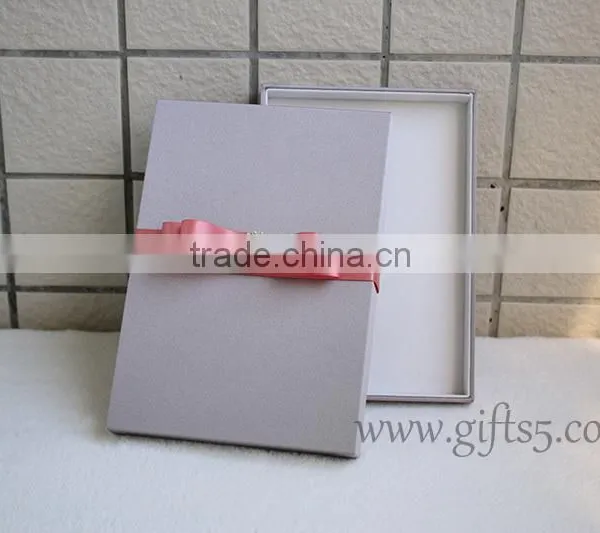 Custom Handmade Wedding Invitation Box With Ribbon photo-2