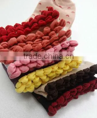Cotton Heart Print Women Colorful Socks photo-3