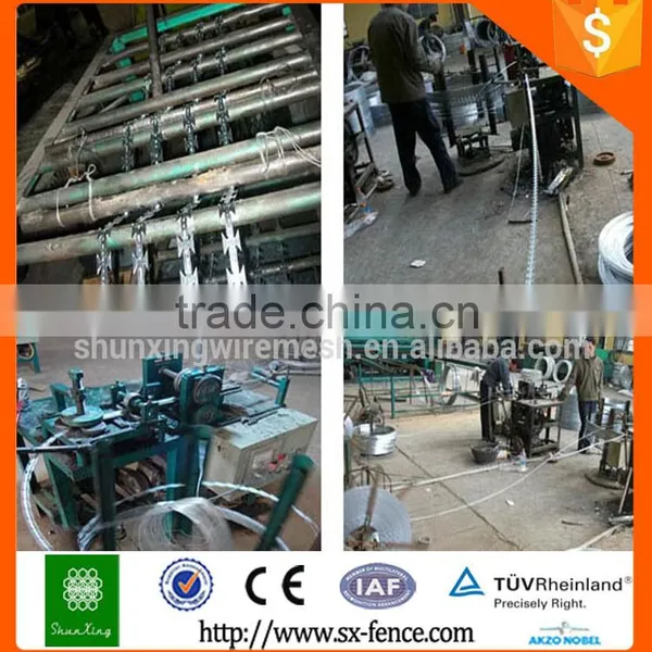 Galvanized Razor Blade Wire / Concertina Razor Wire photo-5