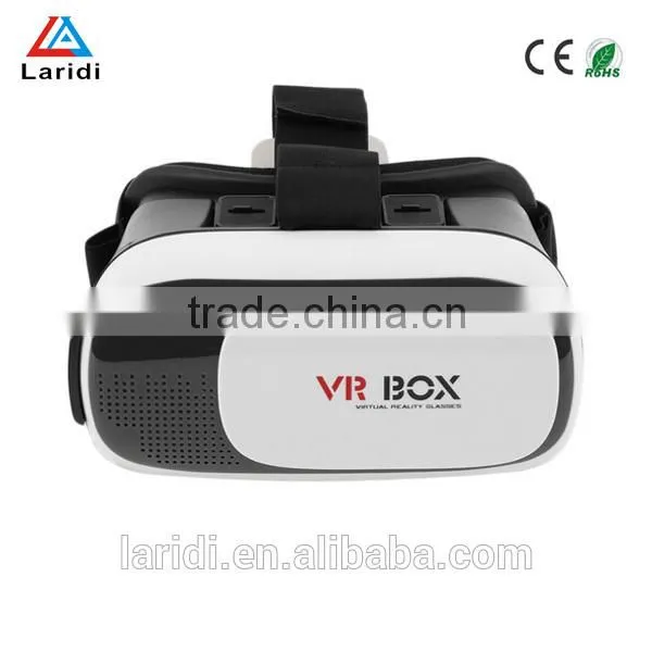 Laridi VR Box Virtual Reality 3D Glasses Headset Oculus Rift Head Mount Movie Game 3.5-6.0 Inch Phone+ Bluetooth Remote Control photo-3