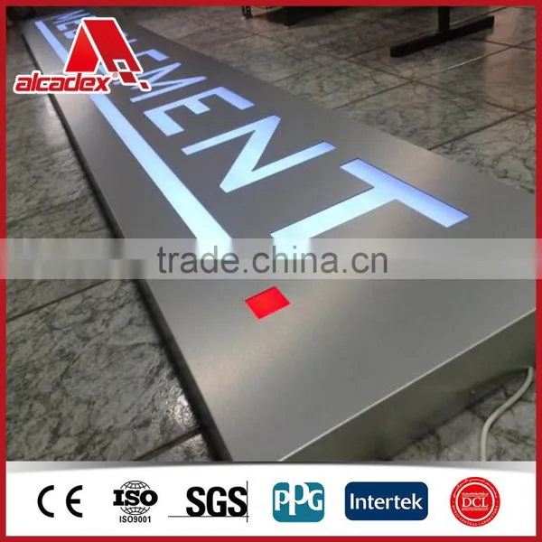 Display Advertising-boards Dibond Led Light Box
