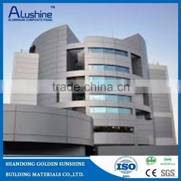 Alushine Wall Cladding Panel PVDF Aluminum Composite Panel 4mm Thickness photo-3