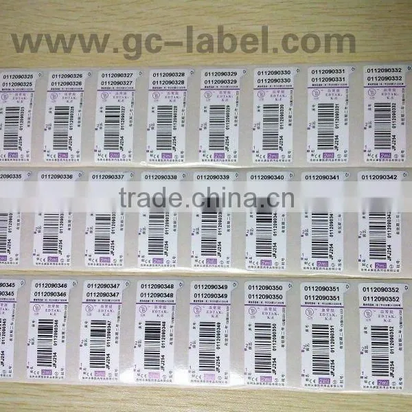 Factory Price Shampoo Roll Stickers Self-adhesive Label Stickers photo-2