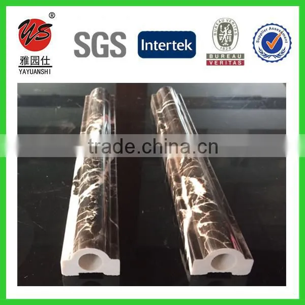 3cm Pvc Imitation Faux Marble Half Round photo-4