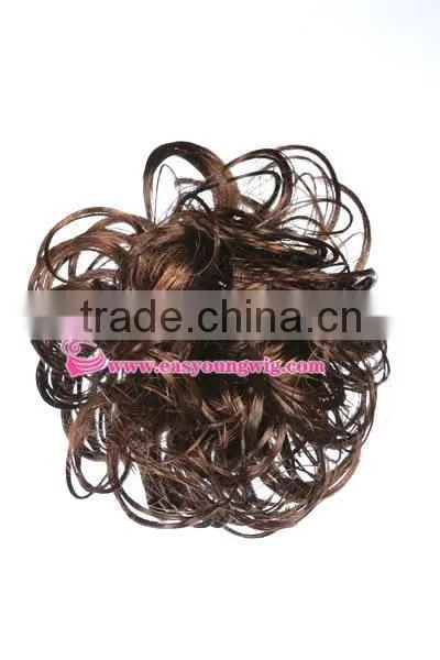 Synthetic Hair Scrunchies, Wigs Hair Accessories, Fake Hair Pieces