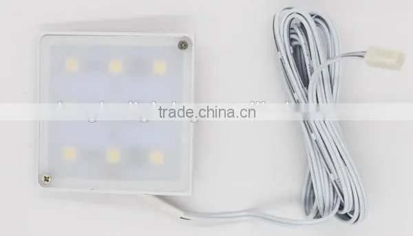 Super Slim 2.5W Cabinet LED Light DC12V Square Shape photo-2