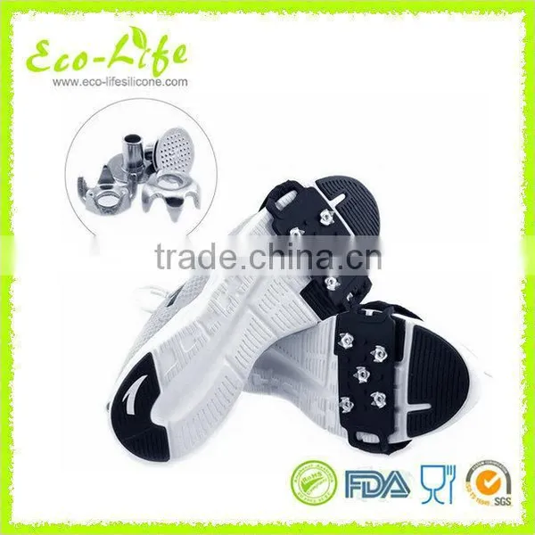 Wholesale Outdoors Anti-skid Snow Climbing 5 Claws Silicone Ice Shoe Crampons photo-4