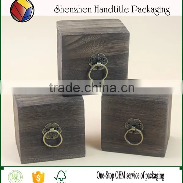 OEM Handmade Luxury Wooden Watch Box Laser Cutting Logo photo-2