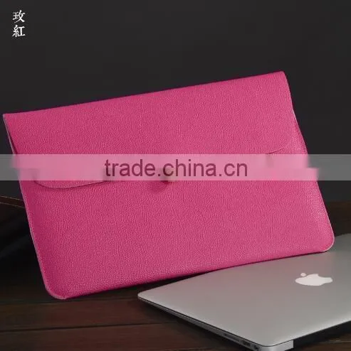 New Arrival Laptop Leather Case for Macbook Air 11 13 Pro 12 13 15 Notebook Bag