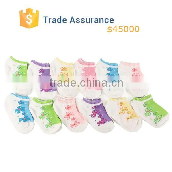 12 Pairs Cute Girls Casual Ankle Socks Kids Sport Socks Baby Toddler Ages 2-3 photo-4