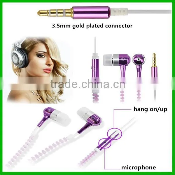 High Quality Print Your Logo Zipper Glow in Dark Ear Cup photo-5