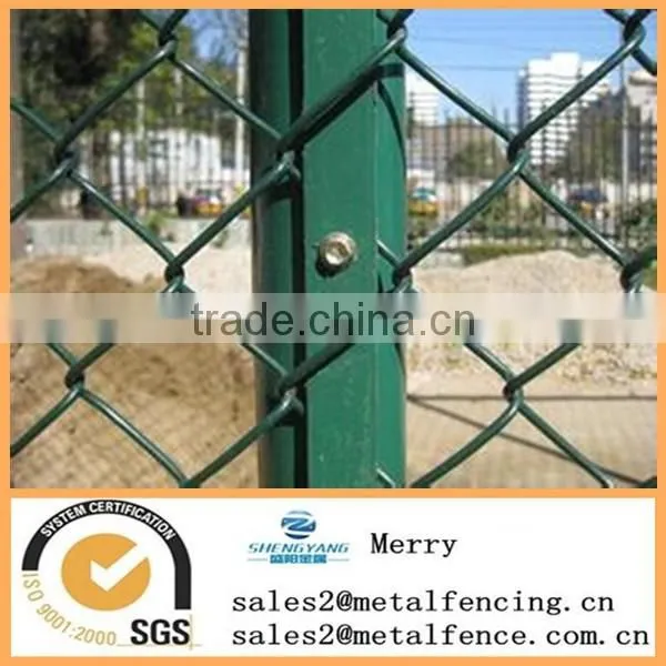 Hot Sale Galvanized or Pvc Coated Chain Link Rhombus Wire Mesh Fence photo-6