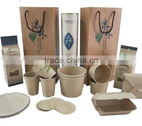 Unbleached Disposable Heat Proof Paper Food Packing Box photo-3