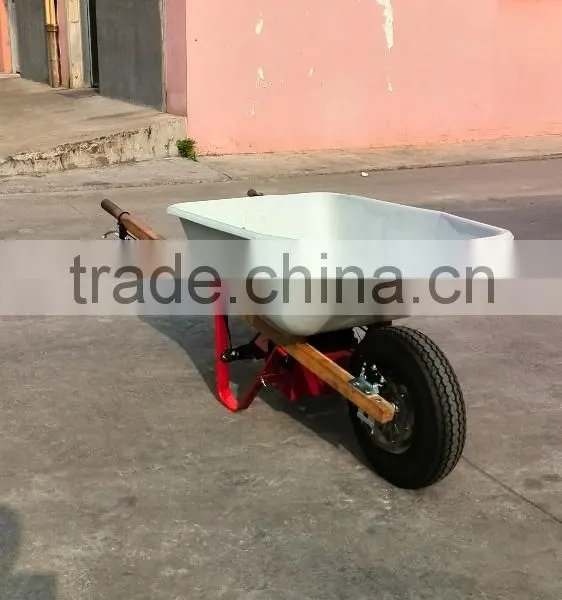 Electric Wheelbarrow With Wood Handle/wheelbarrow