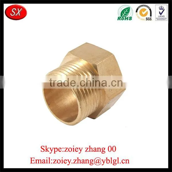 High Precision Customized Made Brass Pipe Fittng Reducer Bushing photo-5
