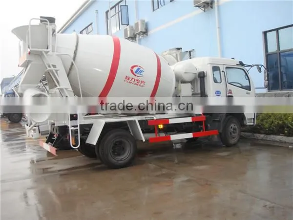 Chengli Factory Sale 4m3 Dongfeng 4x2 Mini Truck Concrete Mixer photo-3