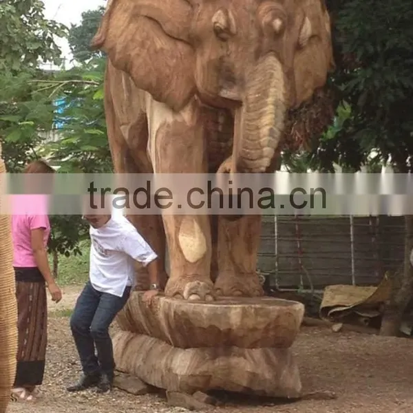 Wood Carved Elephant