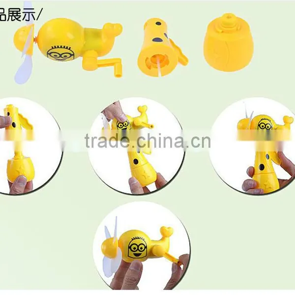 Cheap Plastic Mini Handy Dynamo Fan With Sprayer for Kids in Summer photo-4