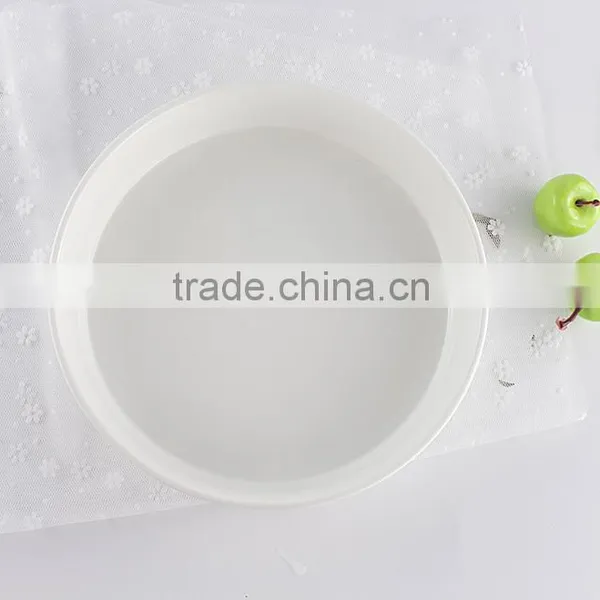 Hospitality Hotel Supply Round Eco-friendly Porcelain Plates Bakeware photo-2