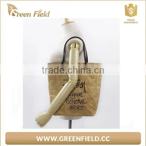 College Student Handbag Beauty Design Kraft Paper Tote Bag photo-3