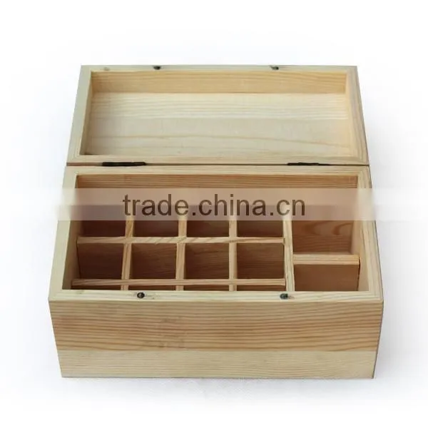 Hot High-Grade Pine Wood Essential Oil Bottle Creative Packaging Storage Box photo-2
