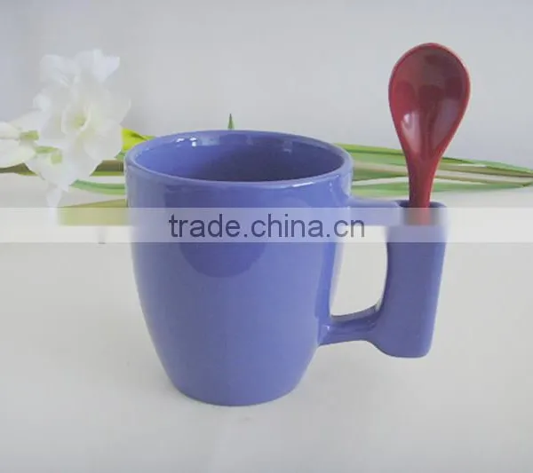 Ceramic Mug With Spoon photo-2