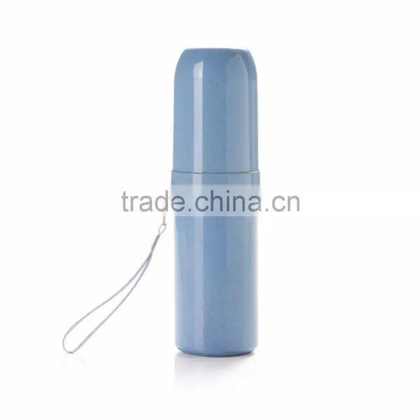 Hot Sell Good Quality New Design Wheat Straw Toothbrush Case Portable Travel Toothbrush Case photo-2