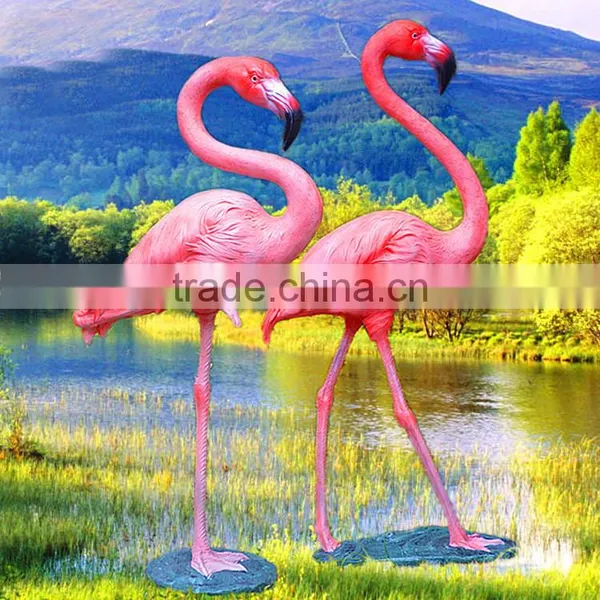 Life Size Pink Yard Garden Flamingo Statues for Sale photo-2