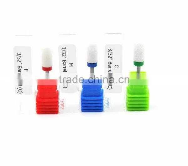 2.35mm Cuticle Clean Bit Art Salon Electric Drill Ceramic Nail Drill Bit For Nail Tools High Quality photo-2