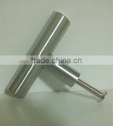 2" 12mm Solid Stainless Steel 201 T-Knob Drawn Pull 30020 photo-4