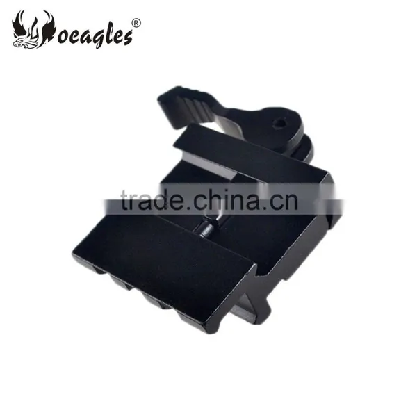 KC09 Tactical Gun Rail Adaptor 45 Degree Side 21mm Picatinny Rail Quick Detachable Weaver to Dovetail Rail photo-3
