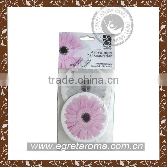 Custom Design Shape Hanging Cotton Paper Card for Promotional Gift Car Air Fresh photo-6