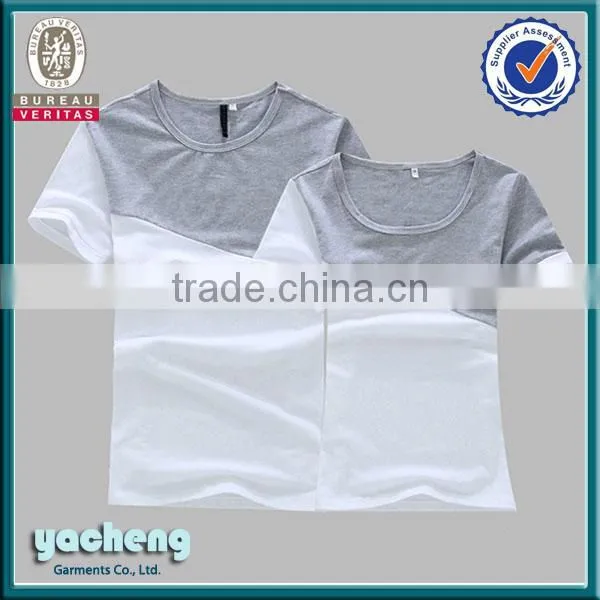 Wholesale Custom Unisex Plain Cut& Sew Couples Shirts China