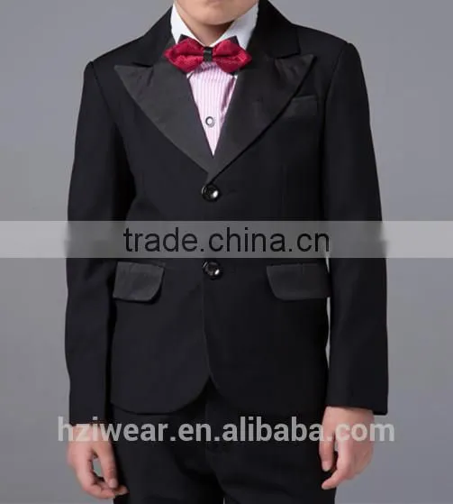 BOY'S TR STAIN LAPEL SUITS- JACKET&PANTS&VEST photo-4